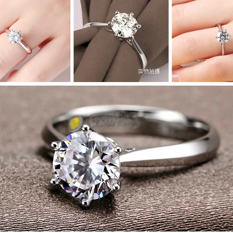 S925 Sterling Silver & Austrian Crystal Ring