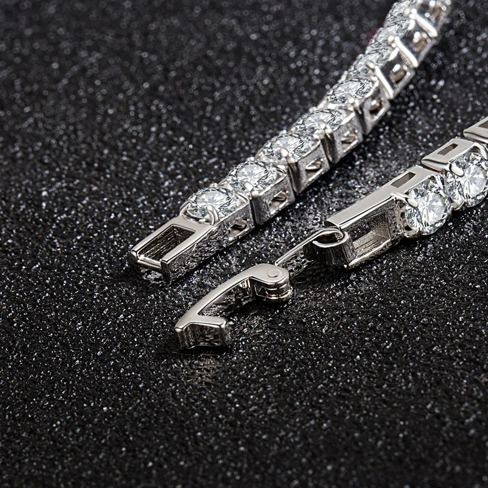 Bracelet Sterling Silver (925) & Zirconia