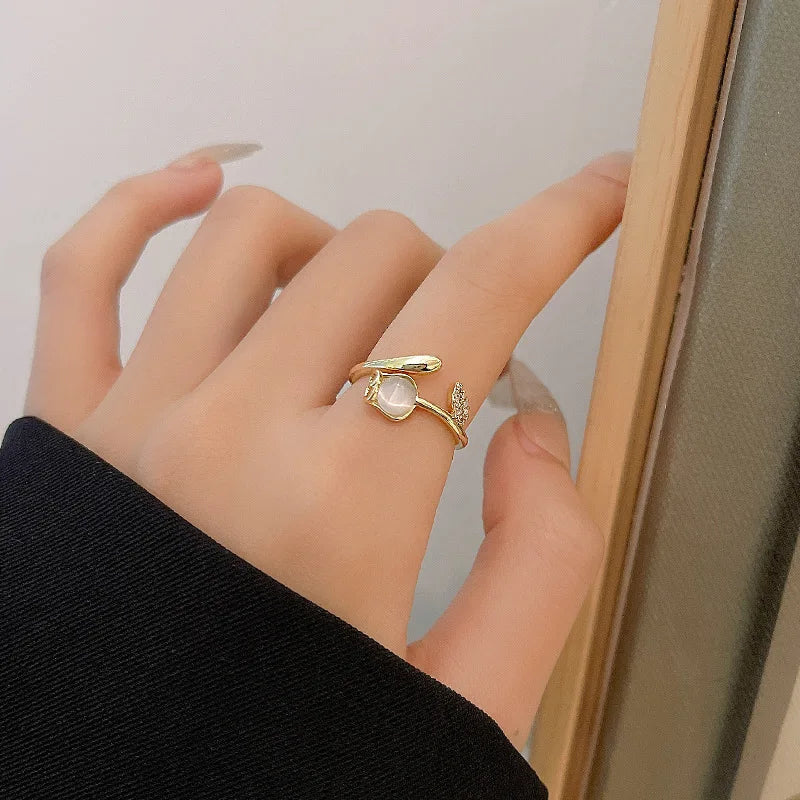 Cubic Zirconia Rose Ring and others