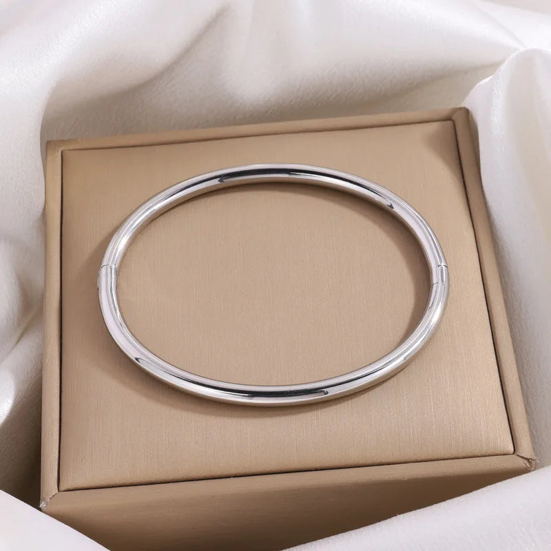 Gold Plated Stainless Steel Bangles W12