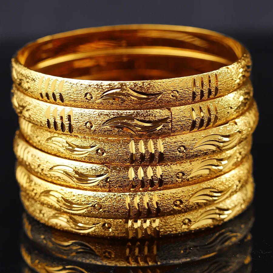 Gold Plated Bangles W4