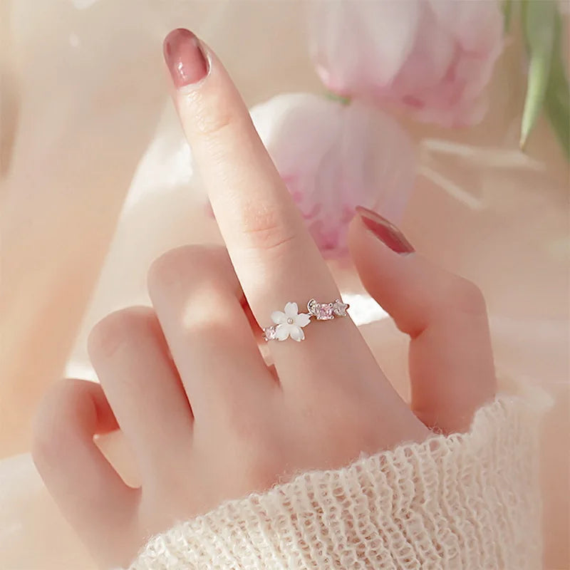 Cubic Zirconia Rose Ring and others
