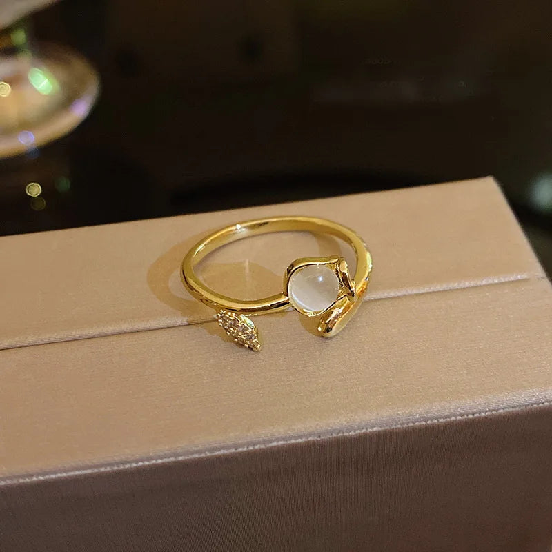 Cubic Zirconia Rose Ring and others