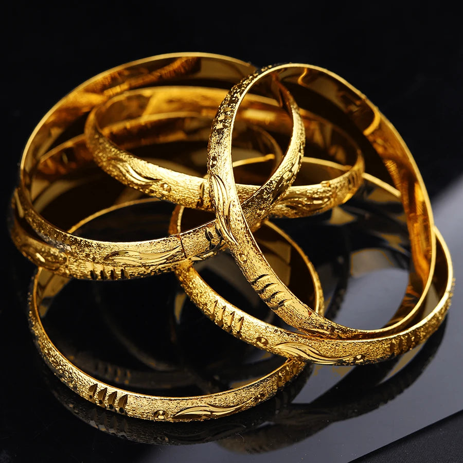 Gold Plated Bangles W4