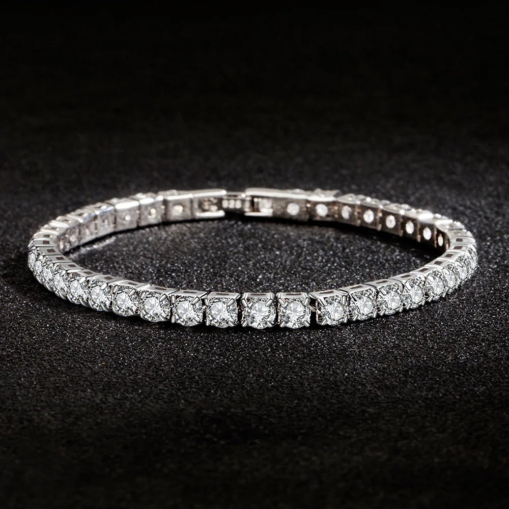 Bracelet Sterling Silver (925) & Zirconia