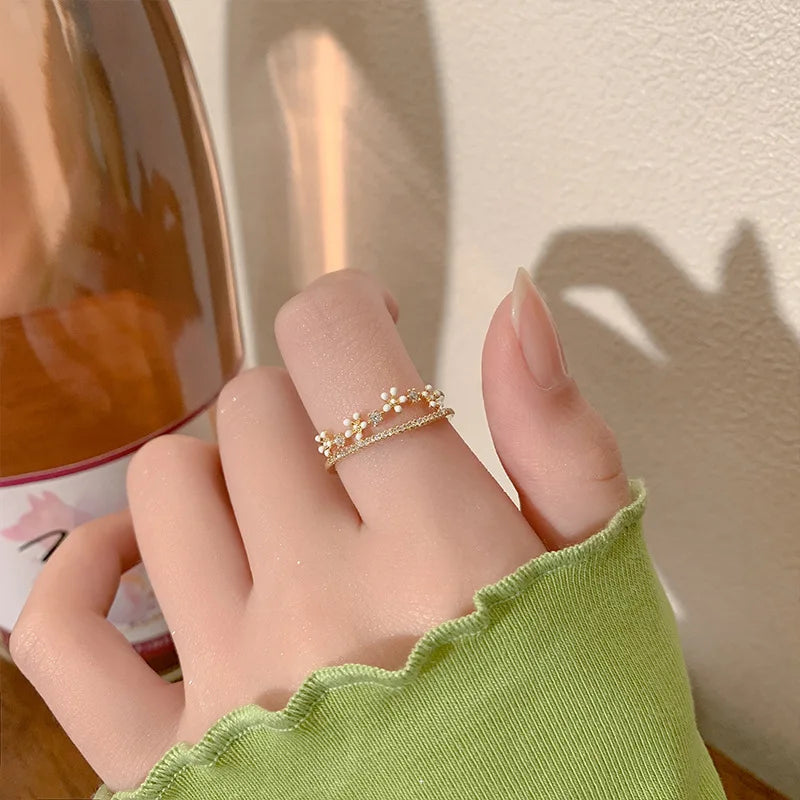 Cubic Zirconia Rose Ring and others