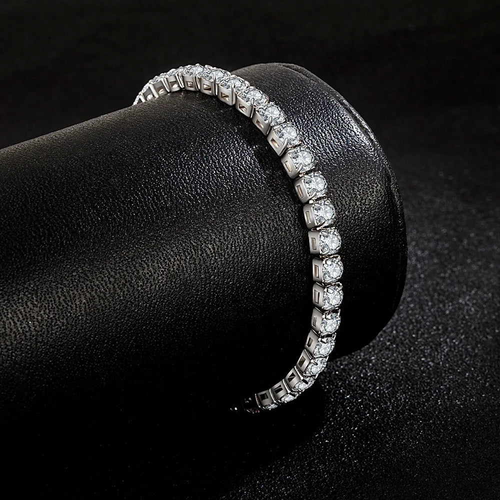 Bracelet Sterling Silver (925) & Zirconia