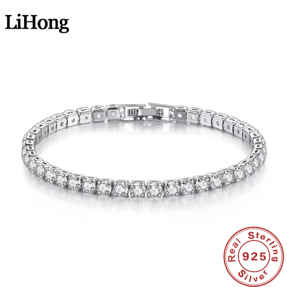Bracelet Sterling Silver (925) & Zirconia