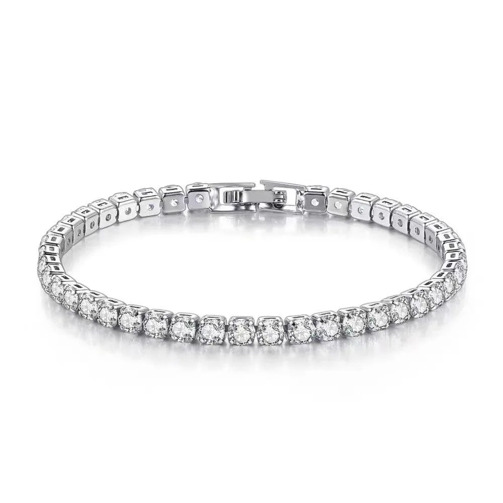 Bracelet Sterling Silver (925) & Zirconia