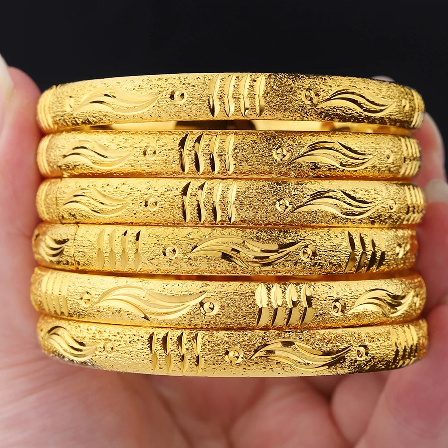 Gold Plated Bangles W4
