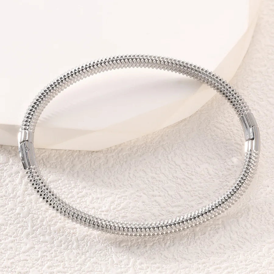 Gold Plated Stainless Steel Bangles W12