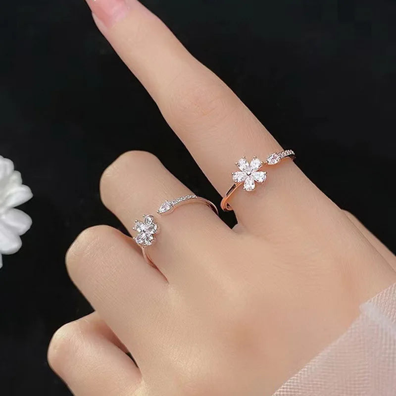 Cubic Zirconia Rose Ring and others