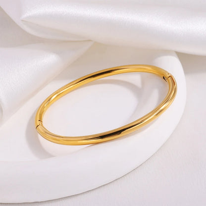 Gold Plated Stainless Steel Bangles W12