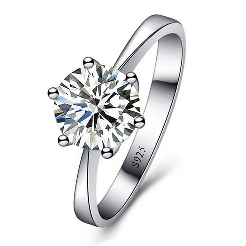 S925 Sterling Silver & Austrian Crystal Ring