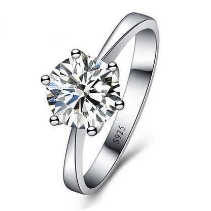 S925 Sterling Silver & Austrian Crystal Ring