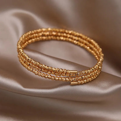 Gold Plated & Zirconia Crystals Bangles