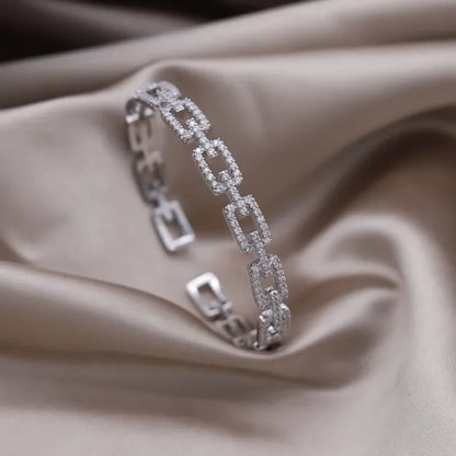 Gold Plated & Zirconia Crystals Bangles