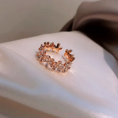 Cubic Zirconia Rose Ring and others
