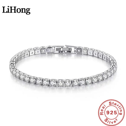 Bracelet Sterling Silver (925) & Zirconia