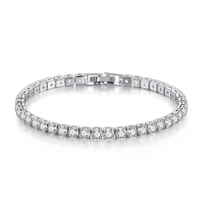 Bracelet Sterling Silver (925) & Zirconia
