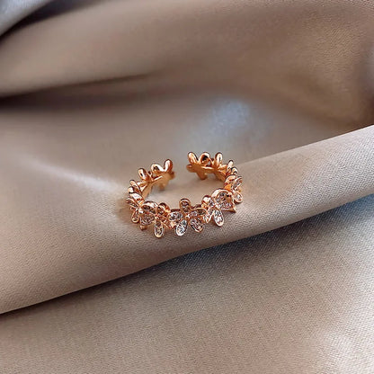 Cubic Zirconia Rose Ring and others