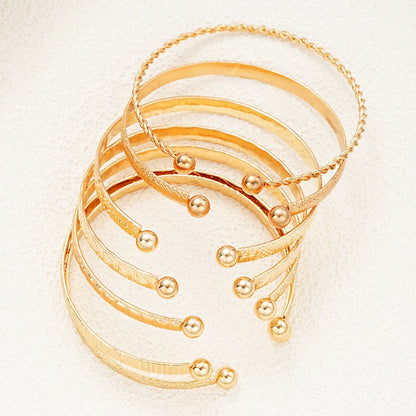 Gold Plated Bangles 7 pieces W2