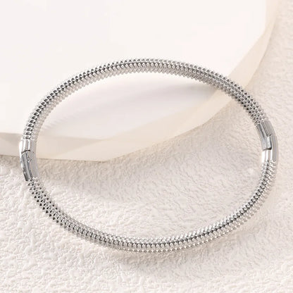 Gold Plated Stainless Steel Bangles W12